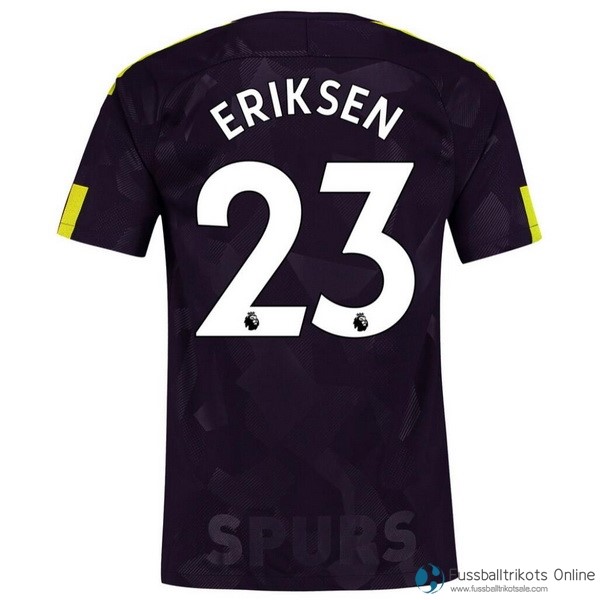 Tottenham Hotspur Trikot Ausweich Eriksen 2017-18 Fussballtrikots Günstig
